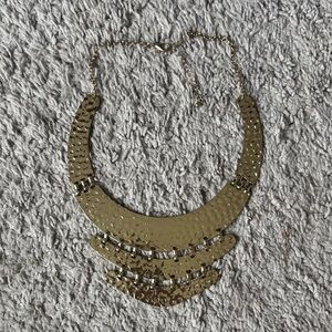 Banana Republic Gold Textured Necklace